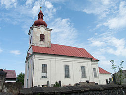 Kamenický Šenov - Prácheň, kostel sv. Vavřince