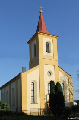 Libkovice pod Řípem, evangelický kostel