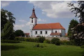 Chraštice, kostel Nanebevzetí Panny Marie