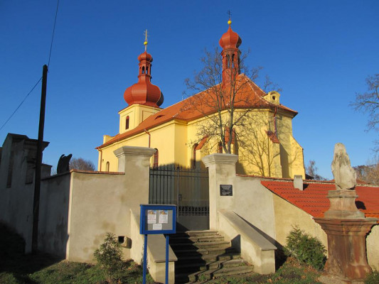 Žatec-Radíčeves, kostel sv. Václava