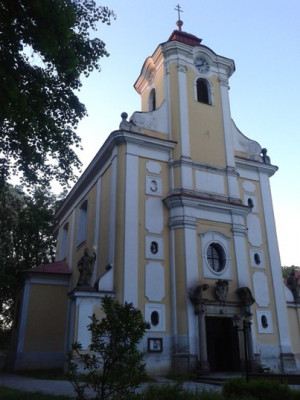 Pohořelice, farní kostel sv. Jana Nepomuckého