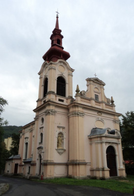 Ústí nad Labem - Střekov, kostel Nejsvětější Trojice