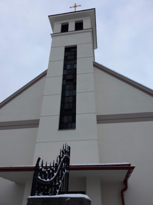 nová fasáda věže, podzim 2020 / Autor fotografie: Š. Kurková