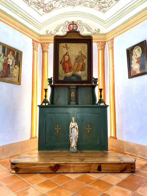 Kaple Nejsvětější Trojice - dřevěný oltář / Autor fotografie: Aleš Bráza