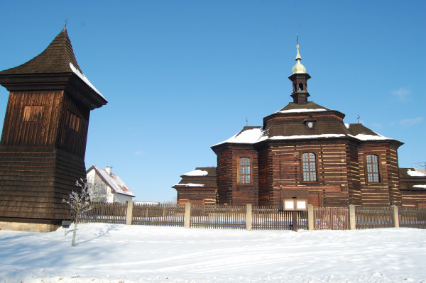 Kostel sv. Jiří v Loučné Hoře / zimní varianta